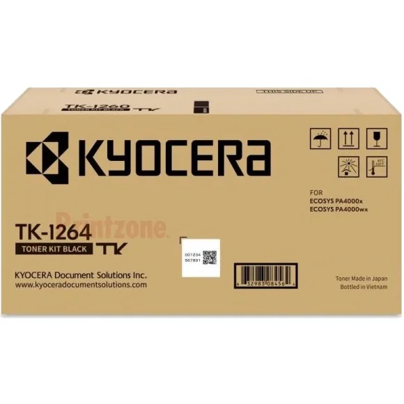 Kyocera TK-1264K Toner Kit - Black