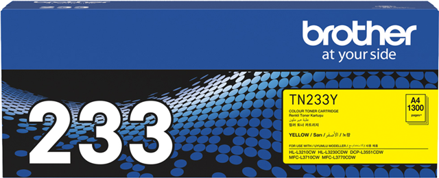 Brother TN-233Y Yellow Toner Cartridge