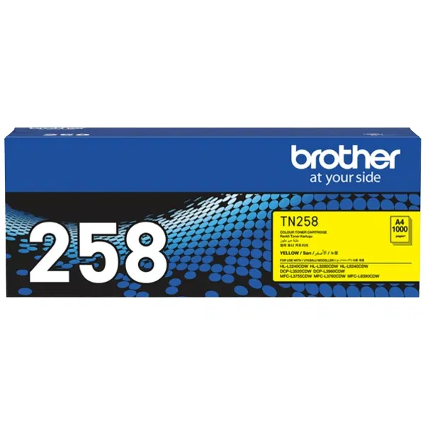 Brother TN258Y Toner Yellow