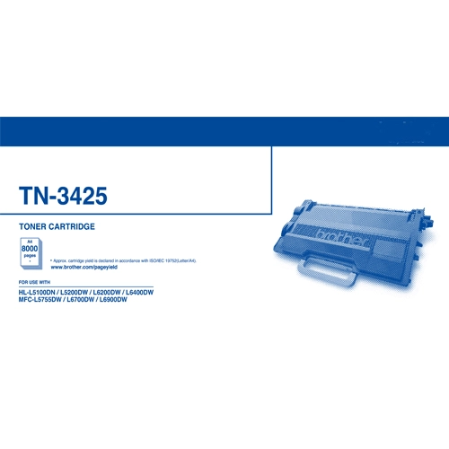 Brother TN-3425 Black High Yield Toner