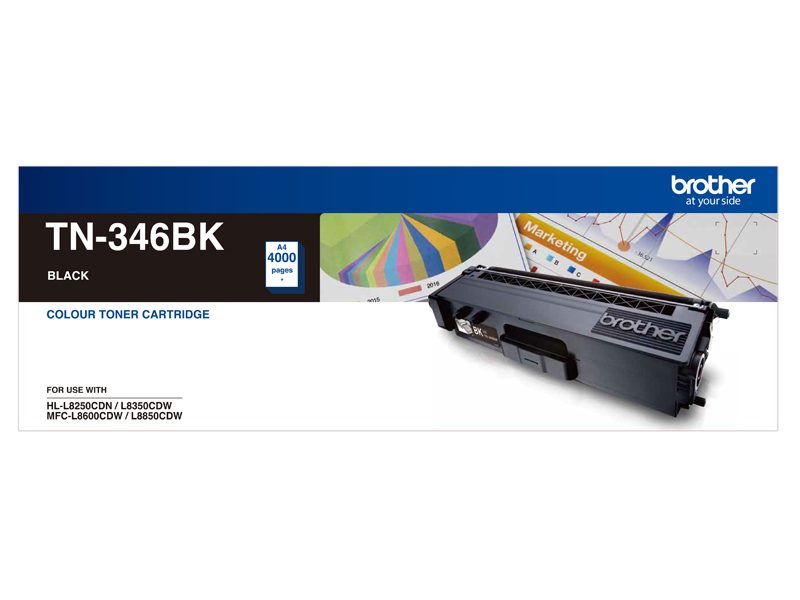 Brother TN-346BK Black High Yield Toner