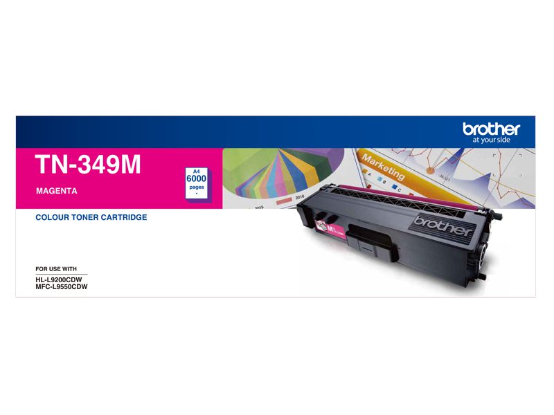 Brother TN-349M Magenta Super High Yield Toner