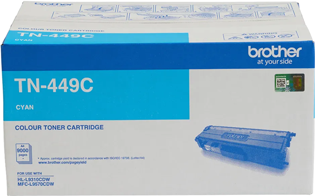 Brother TN449C Cyan Toner