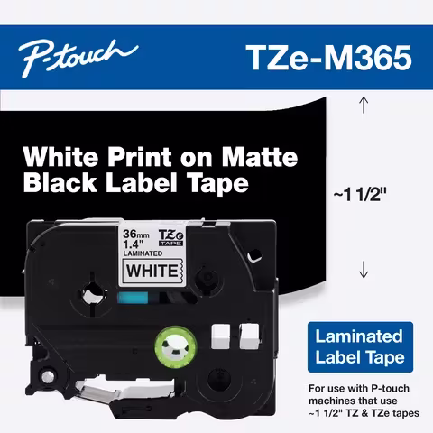Brother TZEM365 Laminated Tape