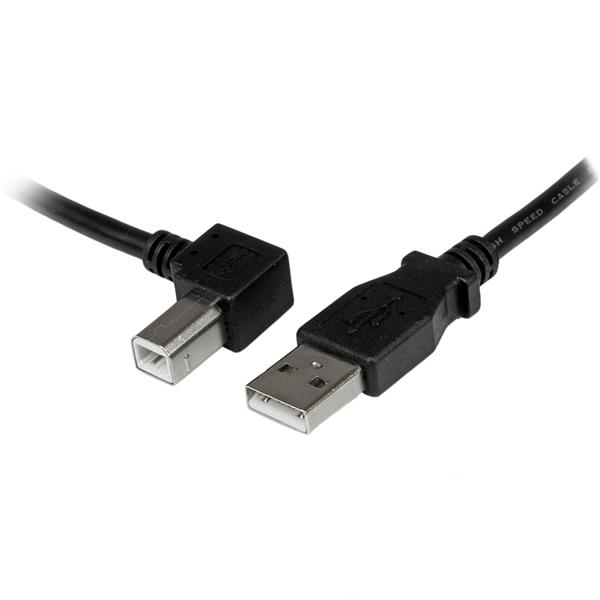STARTECH.COM 1M USB 2.0 A TO LEFT ANGLE B CABLE CORD-1 M USB PRINTER CABLE LTW