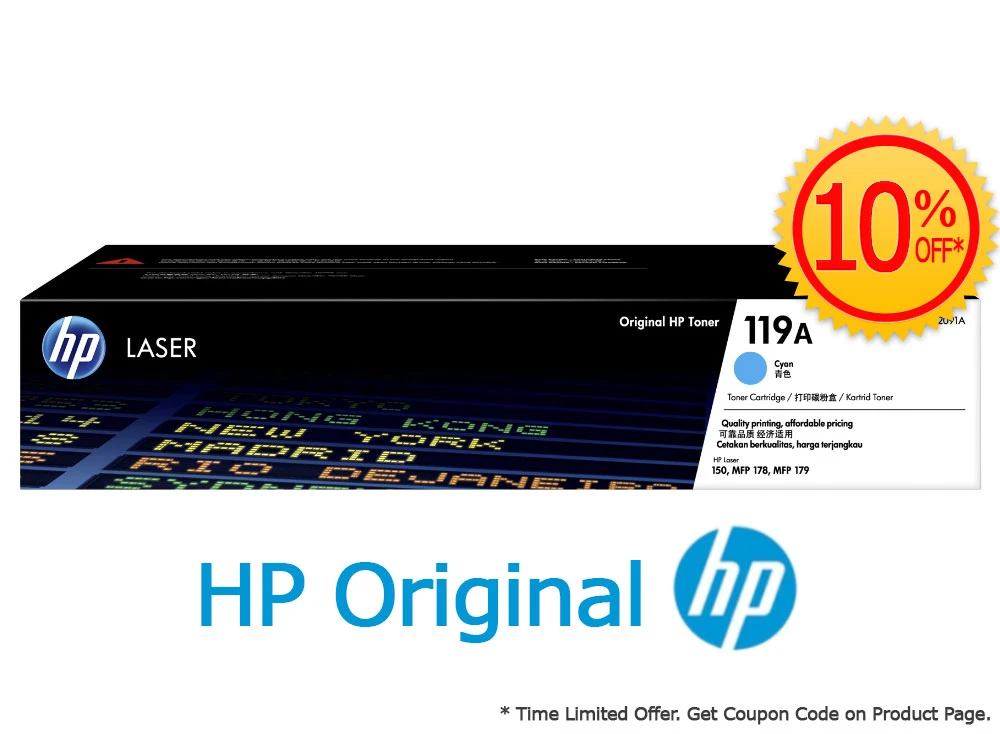 HP #119A Cyan Toner W2091A