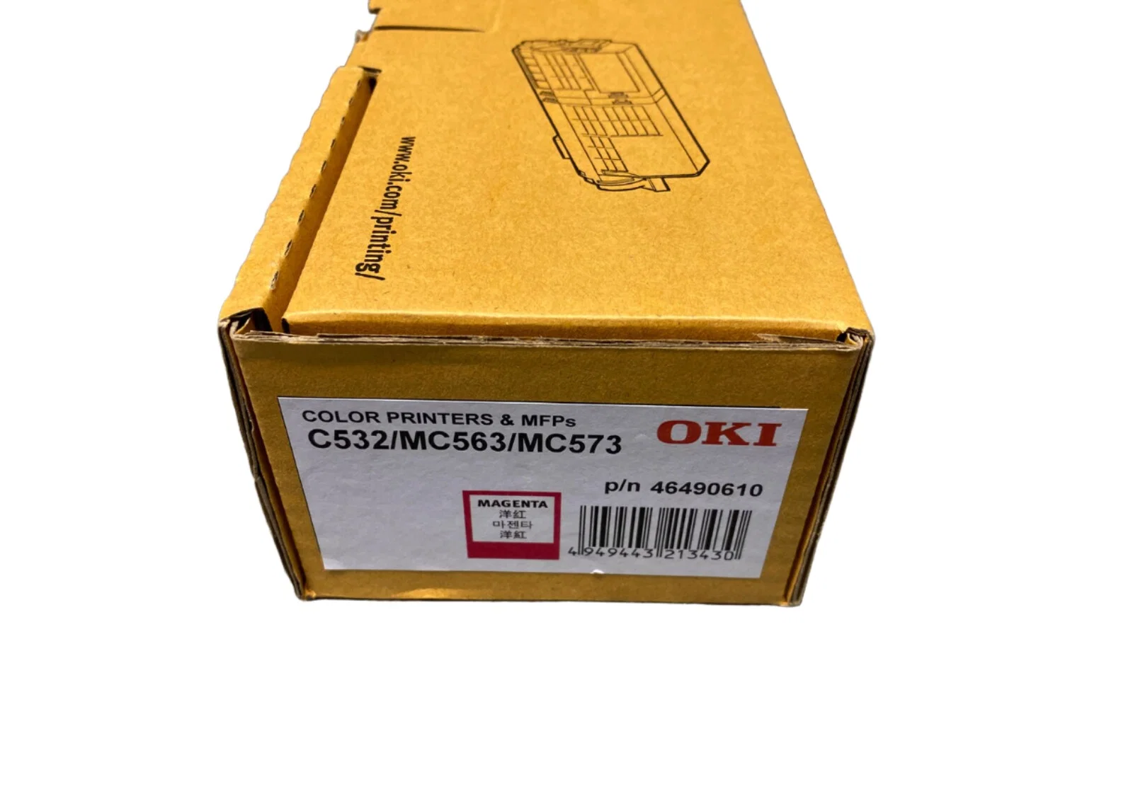 OKI 46490610 Magenta Toner Cartridge - PrinterDirect Compatible