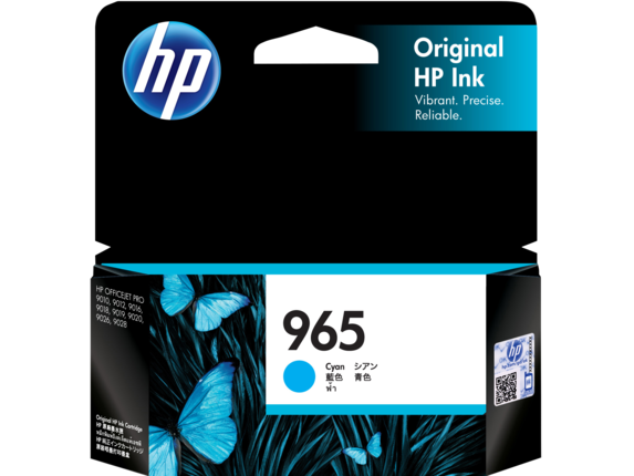 HP 965 Cyan Ink Cartridge
