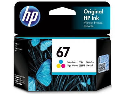 HP 67 Tri-Colour Ink Cartridge