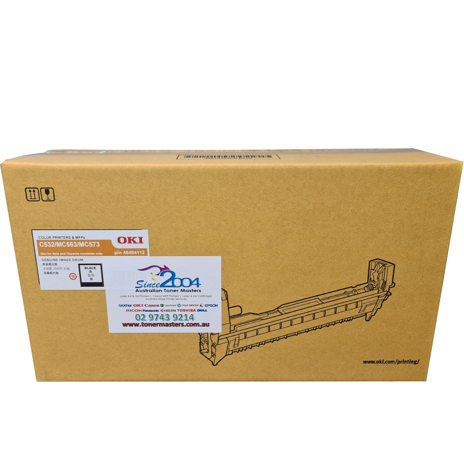 OKI 46484112 Black Drum