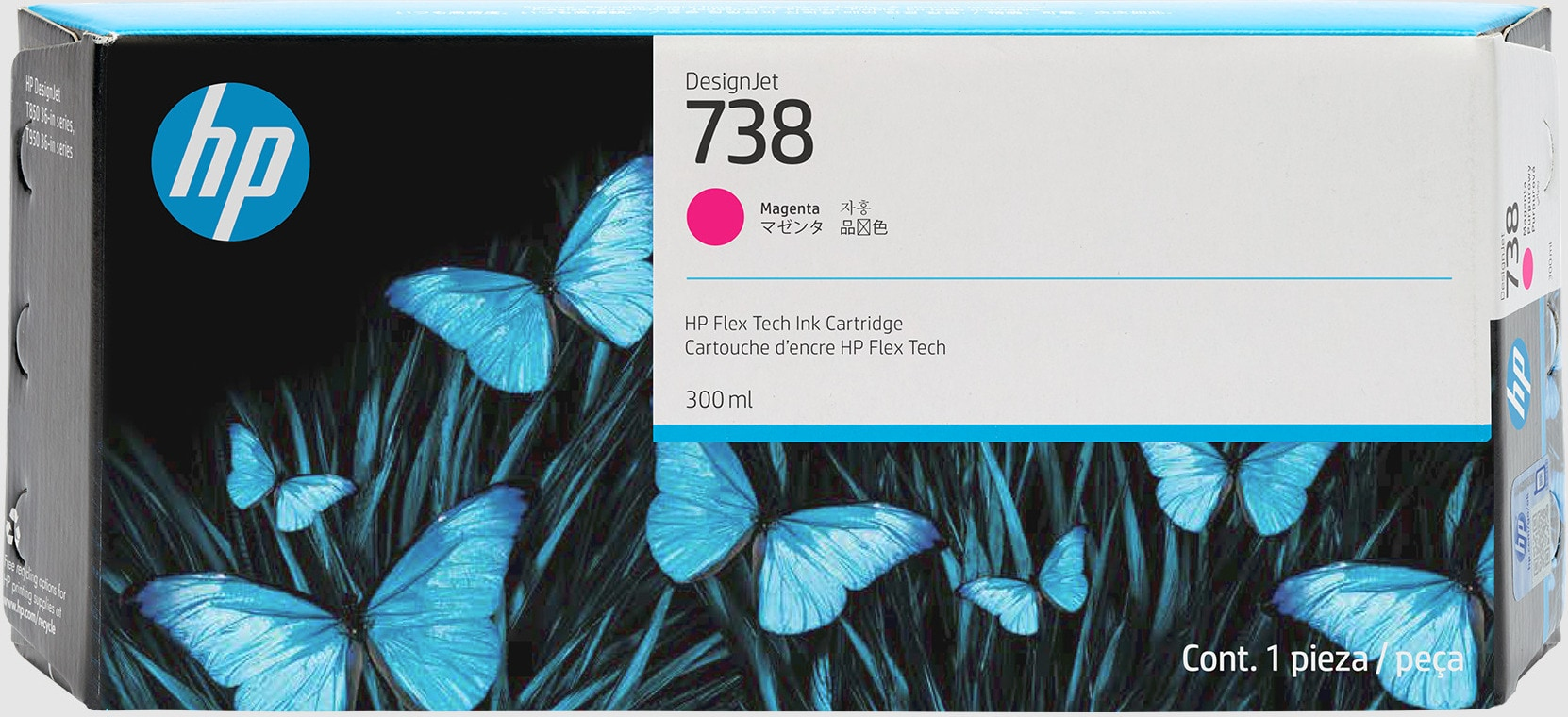 738 300-ml Magenta DesignJet Ink