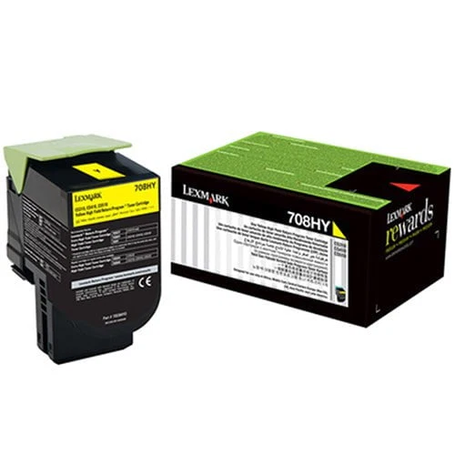 Lexm 708HY HY Yellow Toner