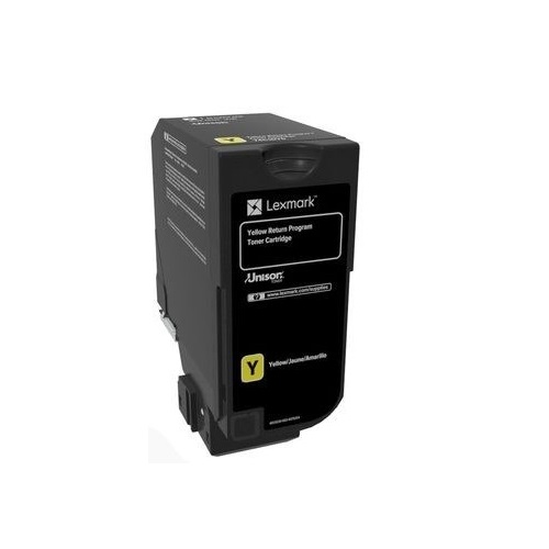 Lexm 74C60Y0 Yellow Toner