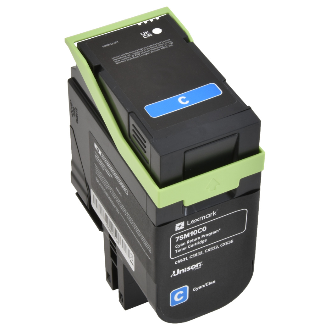 Lexm 75M10C0 Cyan Toner