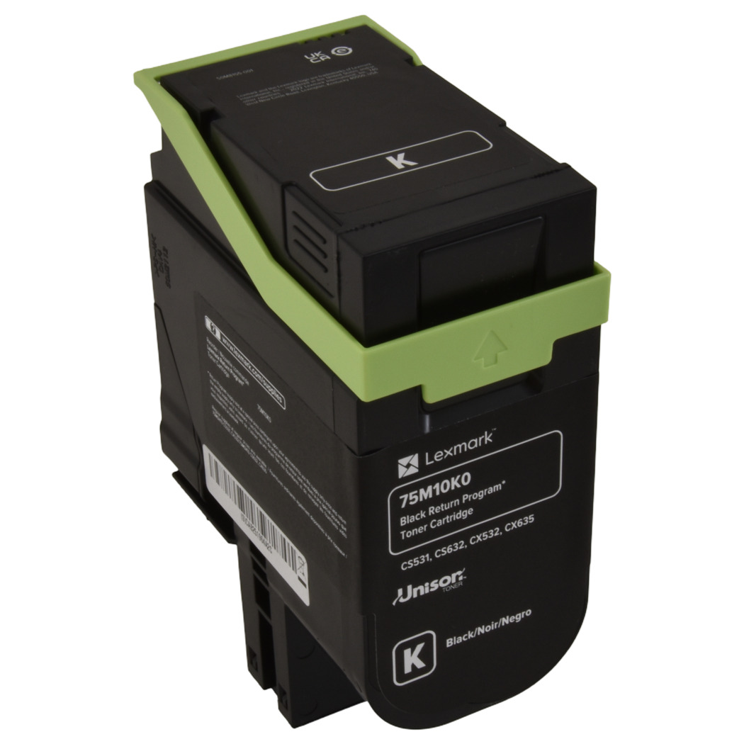 Lexm 75M10K0 Black Toner