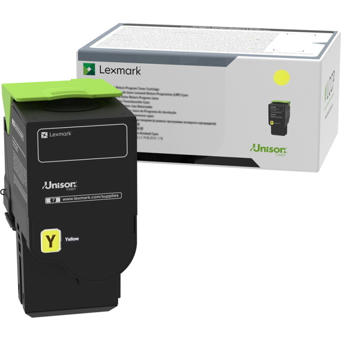 Lexm 75M1XY0 XHY Yellow Toner