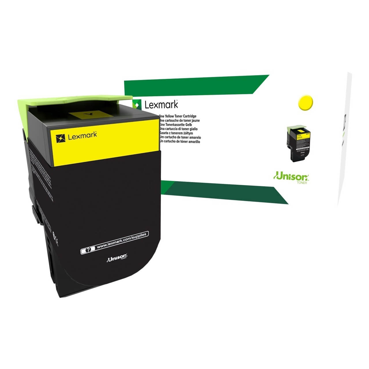 Lexm 808SY Std Yellow Toner