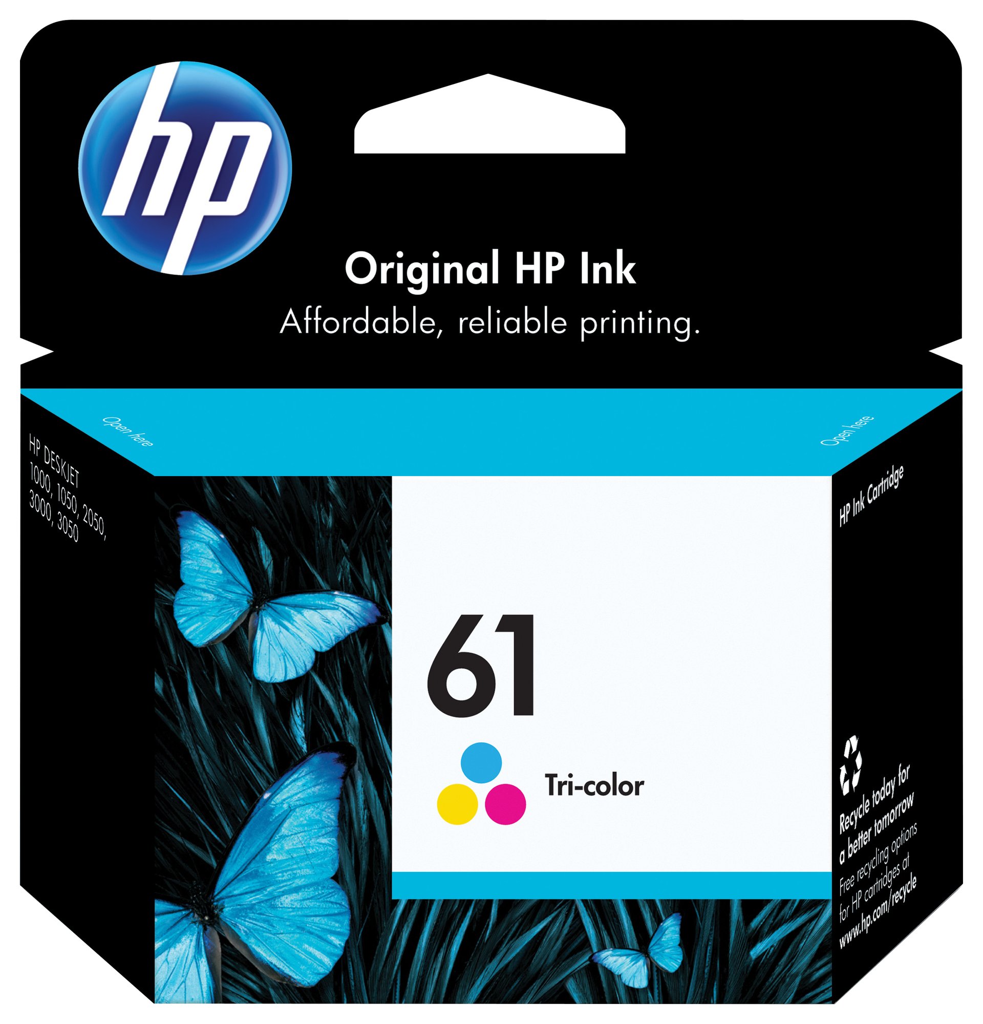 HP 61 Tri-color Original Ink Cartridge