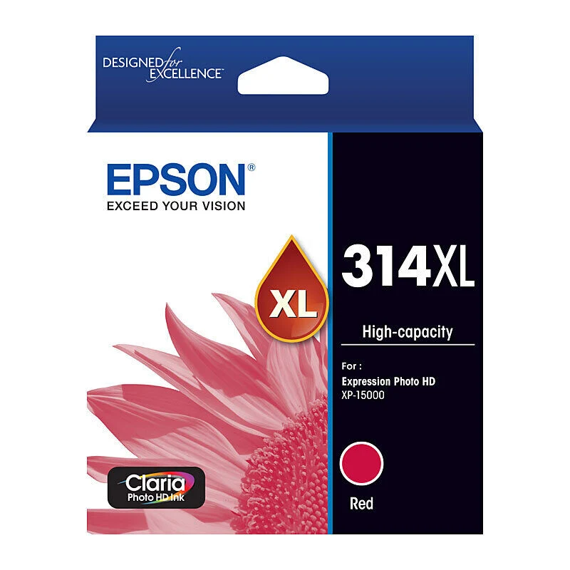 314XL RED INK CLARIA PHOTO HD