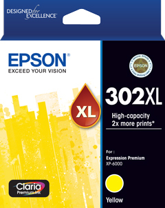 302XL YELLOW CLARIA PREM INK