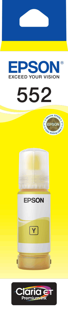 T552 PHOTO YELLOW ECOTANK INK BOTTLE
