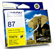 T0874 INK CARTRIDGE YELLOW R1900