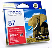 T0877 INK CARTRIDGE RED R1900