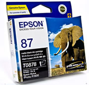 T0878 INK CARTRIDGE MATTE BLACK R1900