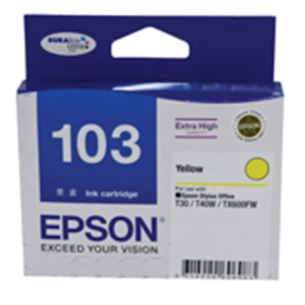 103 EXTRA HIGH CAP INK CARTRIDGE YELLOW