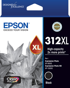 312XL BLACK INK CLARIA PHOTO HD