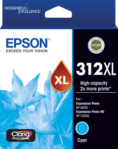 312XL CYAN INK CLARIA PHOTO HD