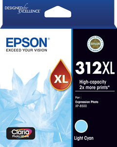 312XL LIGHT CYAN INK CLARIA PHOTO HD