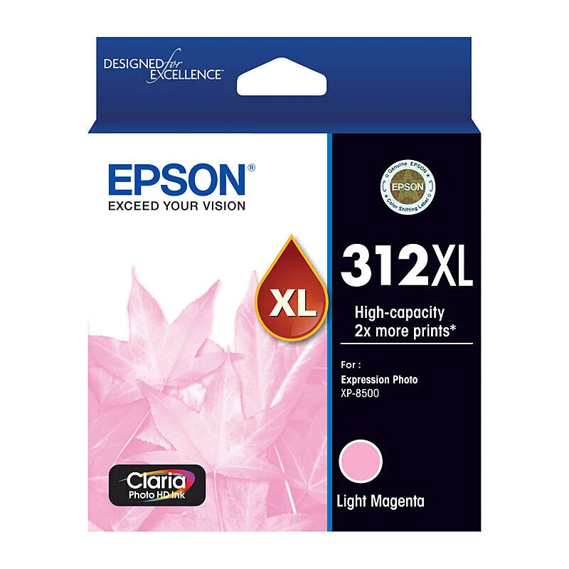 312XL LIGHT MAGENTA INK CLARIA PHOTO HD