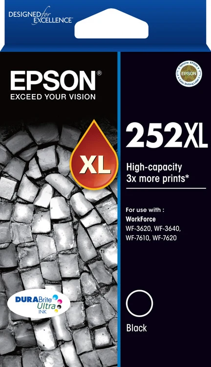 Epson 252XL Black High Yield Ink Cartridge