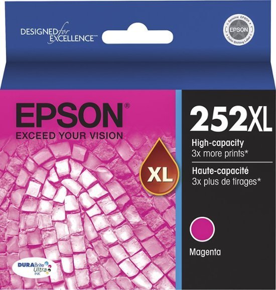 Epson 252XL Magenta High Yield Ink Cartridge