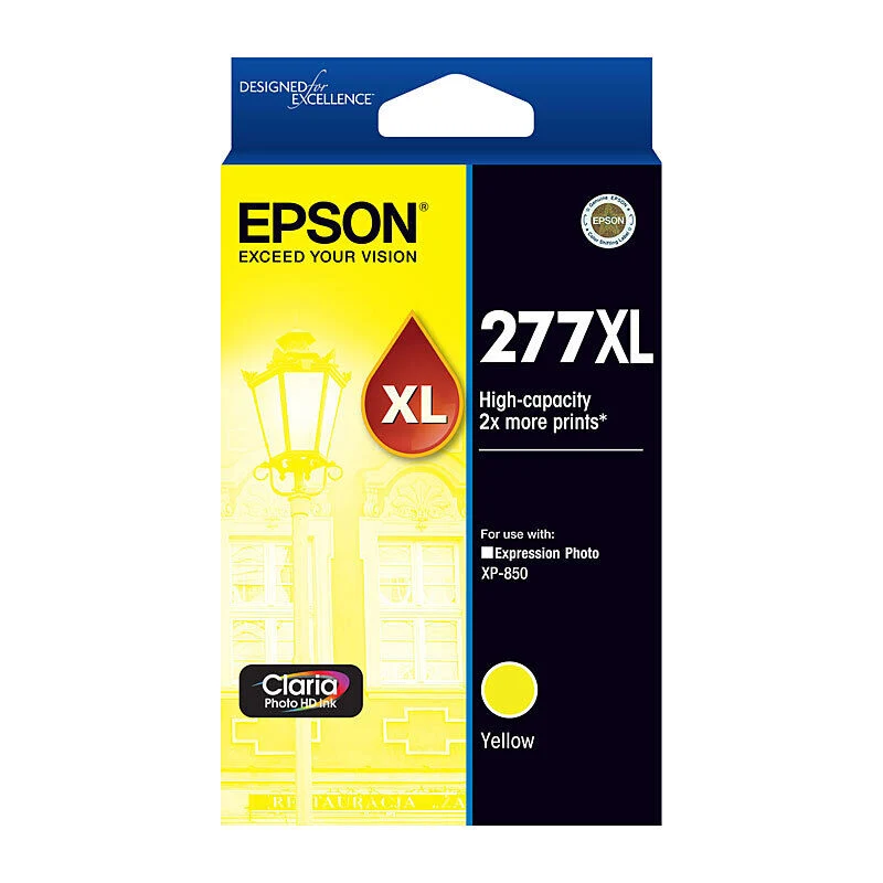 277XL High Cap Claria Photo HD Yellow