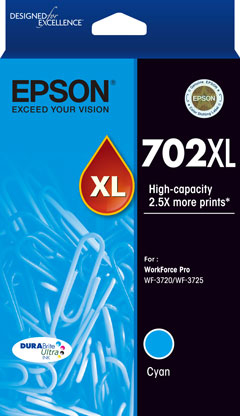 702XL CYAN DURABRITE INK
