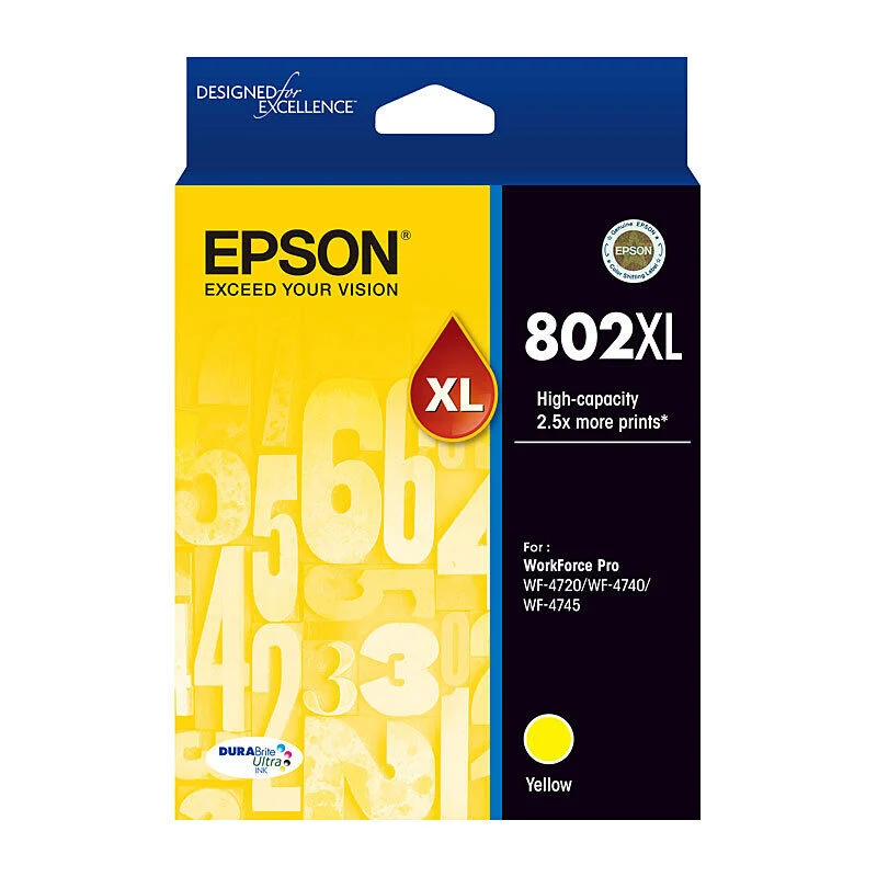 802XL YELLOW DURABRITE INK