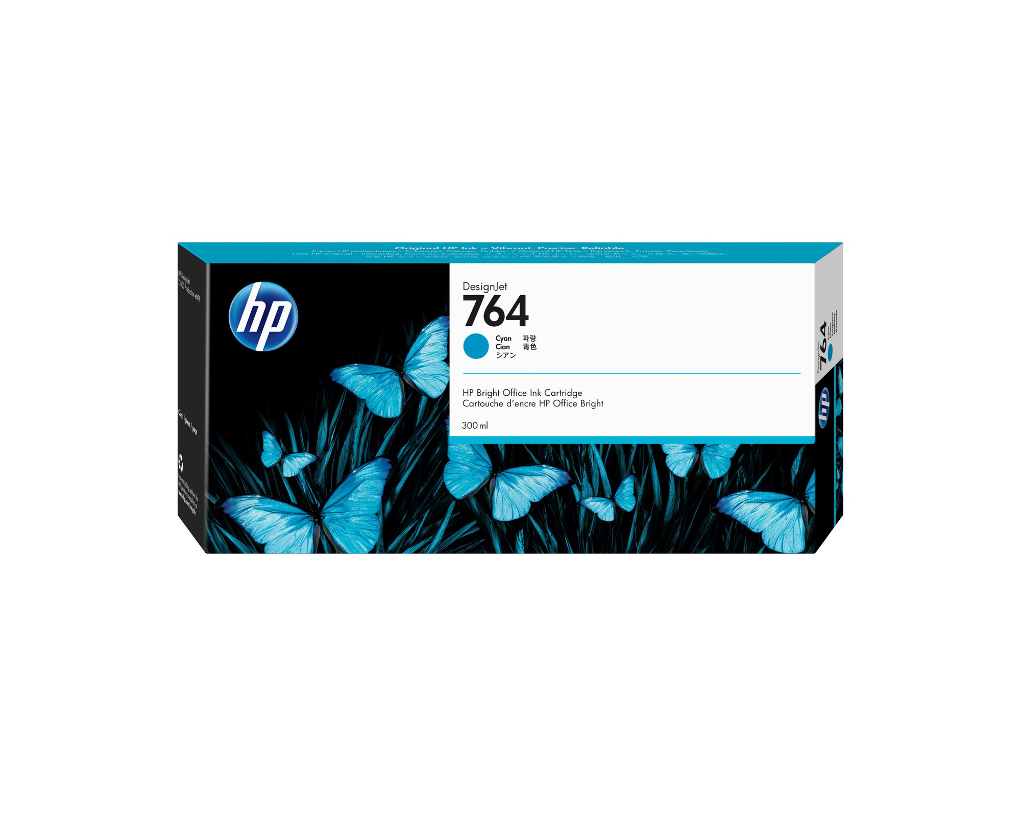 Ink Cartridge No 764 300-ml Cyan