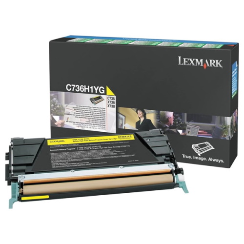 Lexm C736 Yellow HY Toner