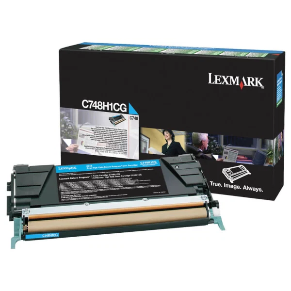 Lexm C748H1CG HY Pre Cyan Cart