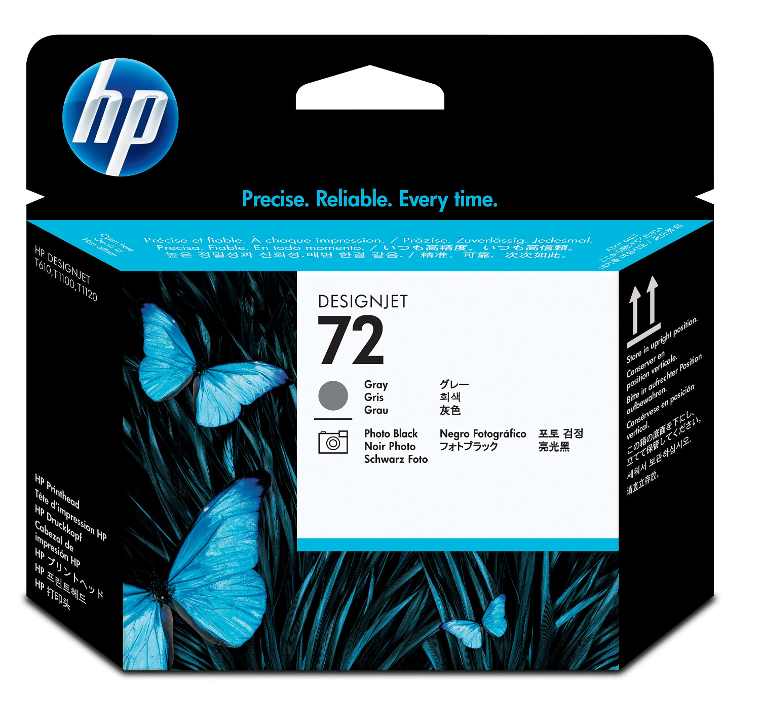 HP 72 Grey / Photo Black Printhead.