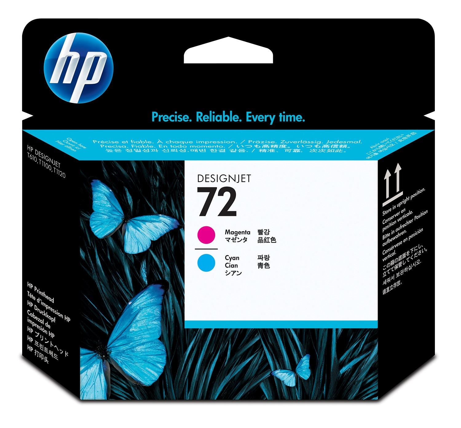 HP 72 Magenta / Cyan Printhead.