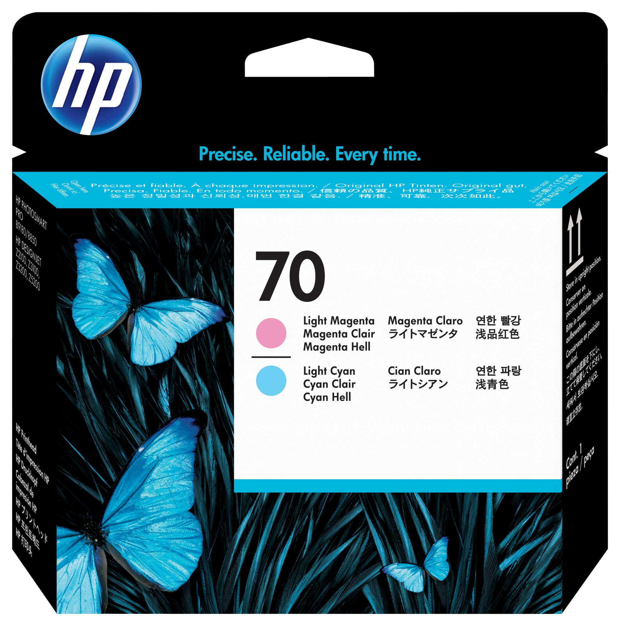 HP 70 LT Cyan and LT Magenta Printhead