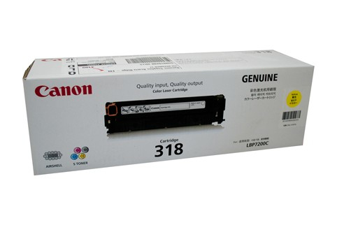 CART318Y YELLOW TONER CART LBP7200CDN