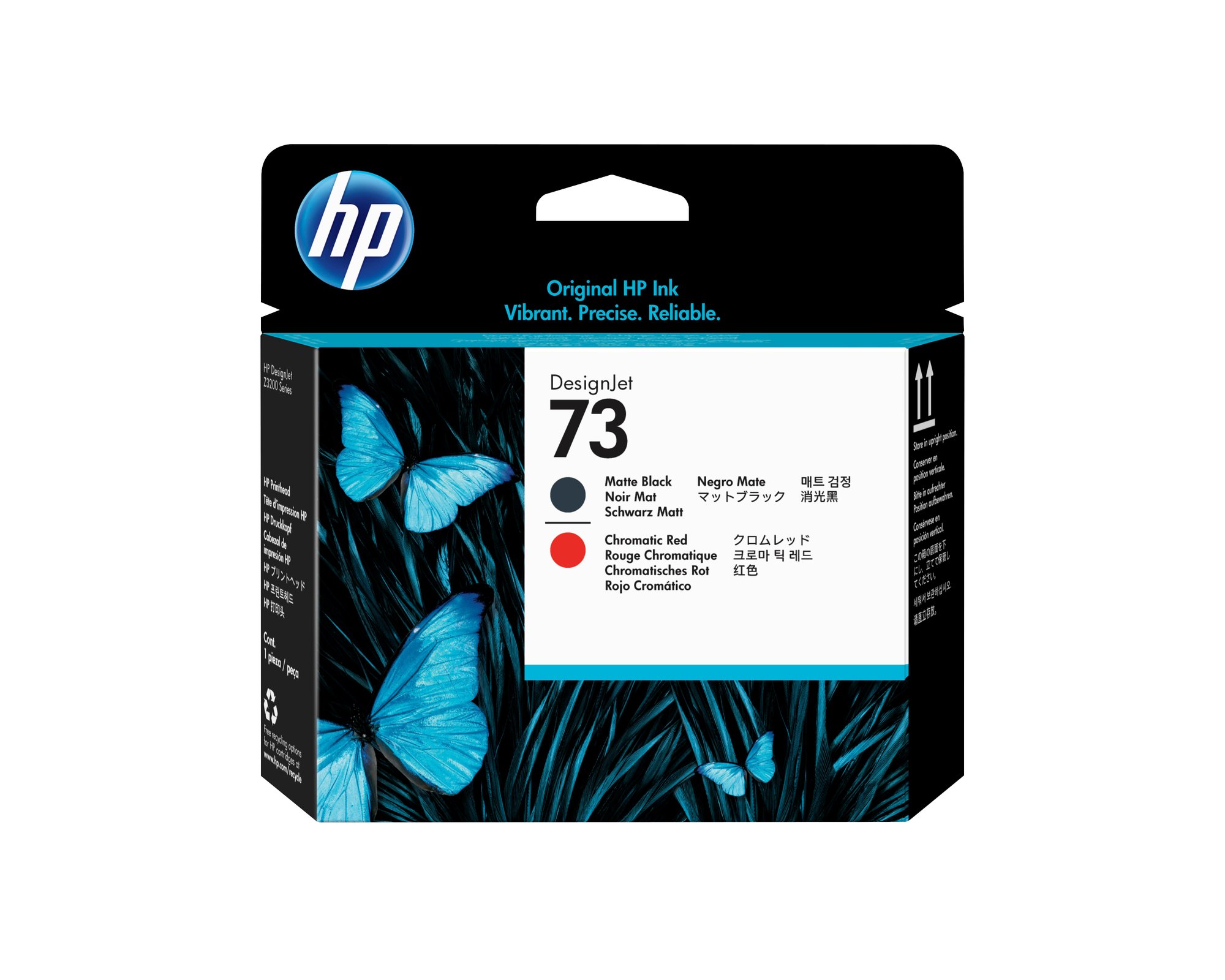 HP 73 MATTE BL  CHROMATIC RED PRINTHEAD