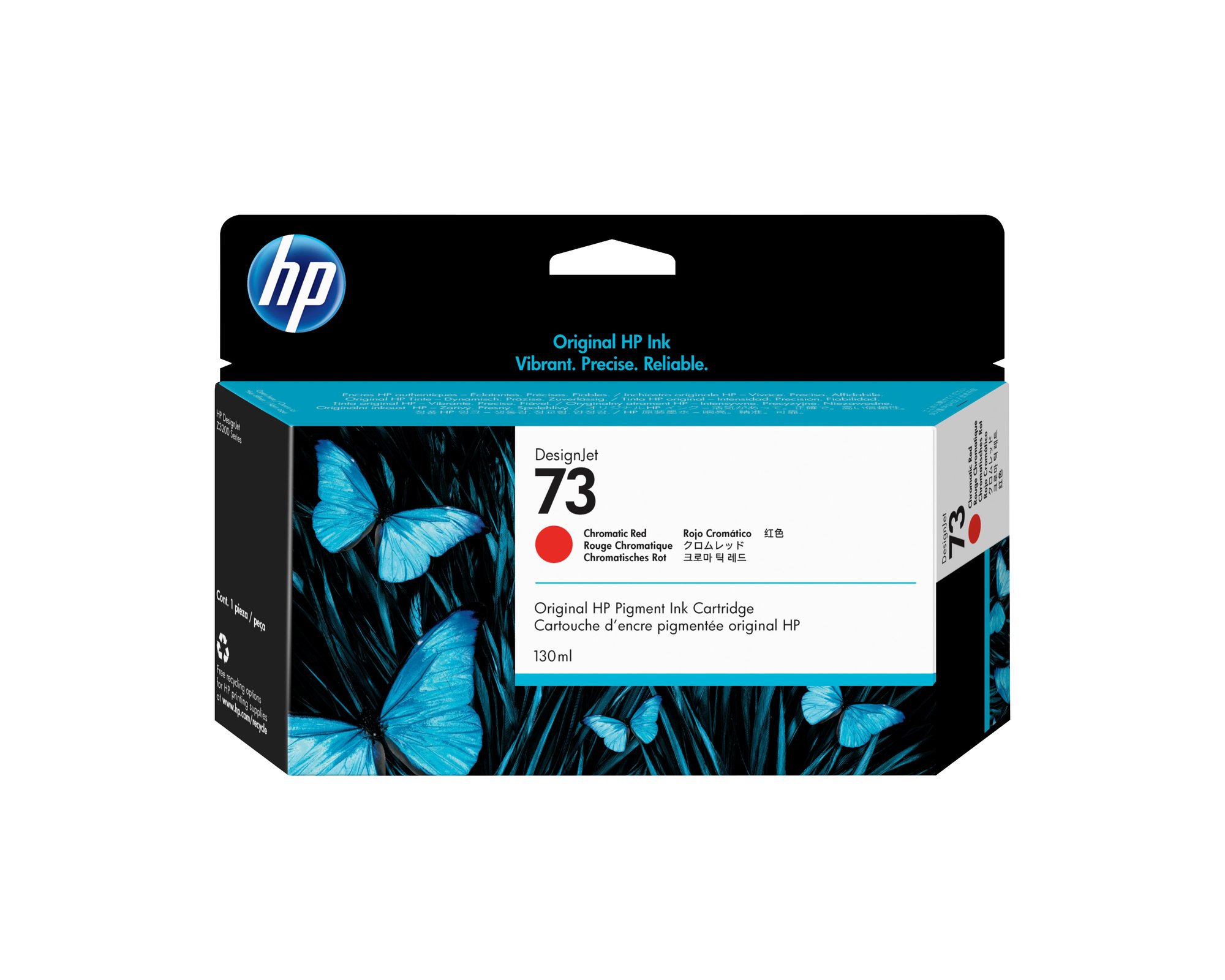 HP 73 130-ml Chromatic Red Ink Cartridge