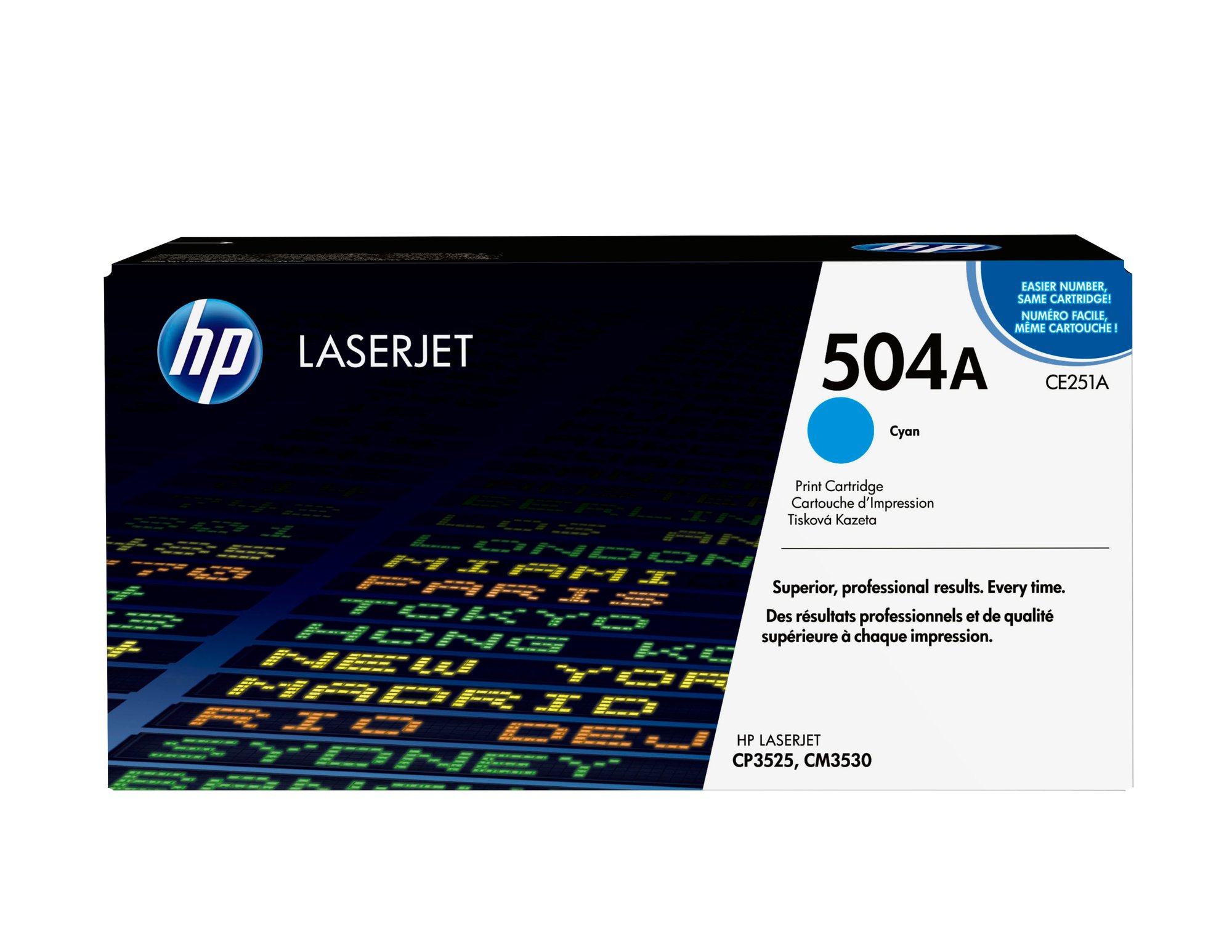 504A CYAN LJ TONER CART CE251A.