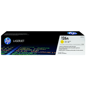 HP 126A Yellow Toner - Damaged Box