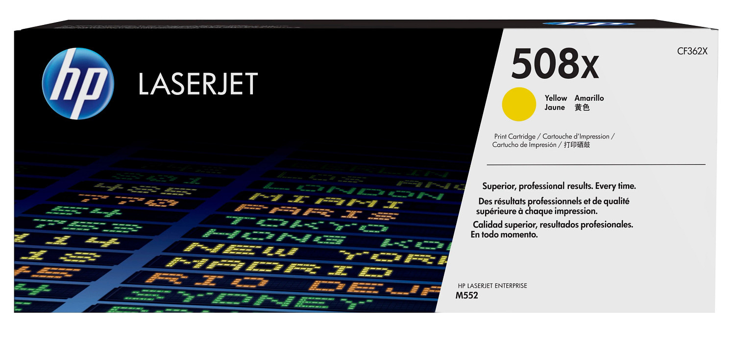 HP 508X Yellow High Yield Toner